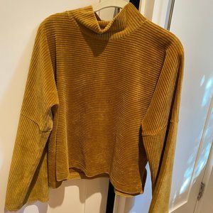 Madewell Curduroy Mockneck Top